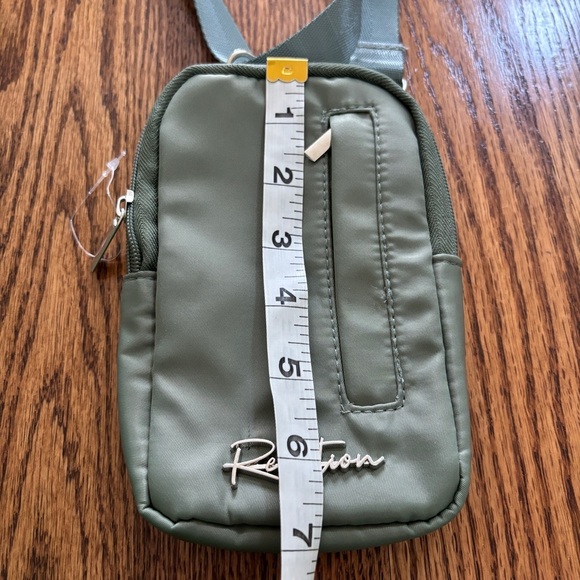 NEW Rextion Army Green Nylon Mini Crossbody Bag Festival Party Bag - Picture 6 of 6